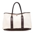 Pikkukuva 1 / 10: Pre-owned Hermès Toile and Negonda Garden Party 36 Brown