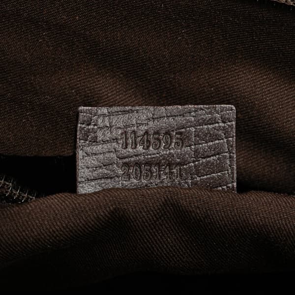 Pre-owned Gucci GG Supreme Tote Brown