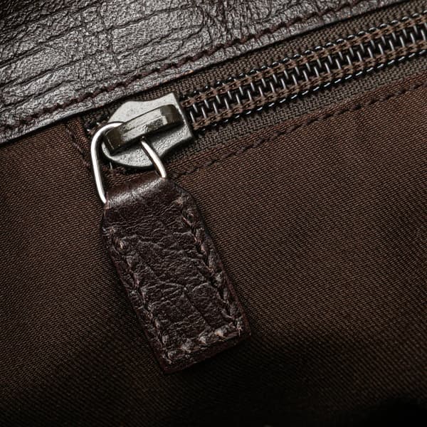 Pre-owned Gucci GG Supreme Tote Brown