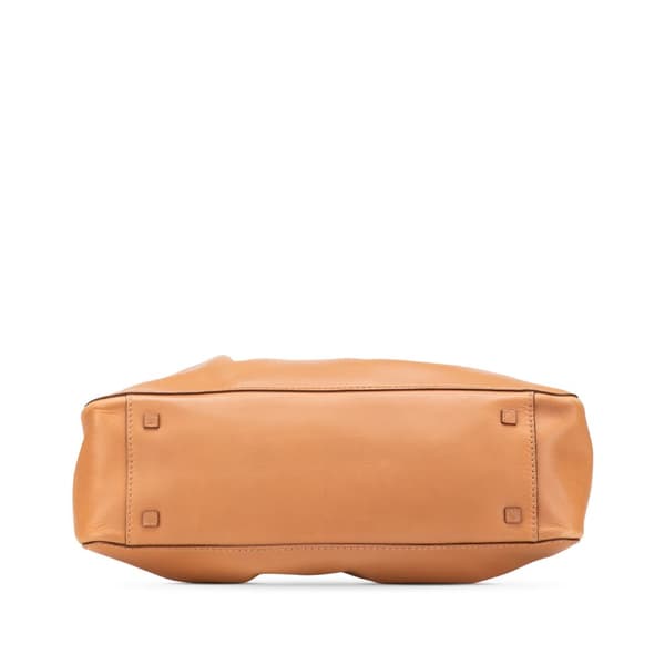 Pre-owned Gucci Leather Tote Brown