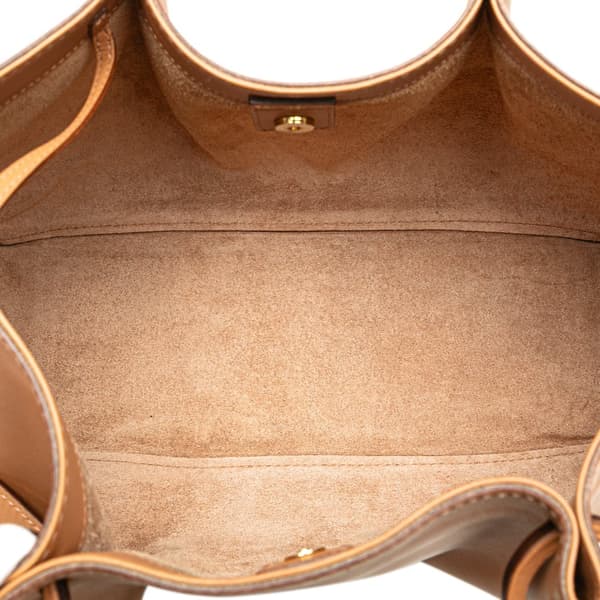 Pre-owned Gucci Leather Tote Brown