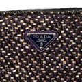 Miniatyrbilde 10 av 10: Pre-owned Prada Vitello Trimmed Tweed Flat Tote Purple