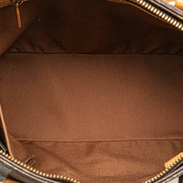 Pre-owned Louis Vuitton Monogram Cabas Piano Brown