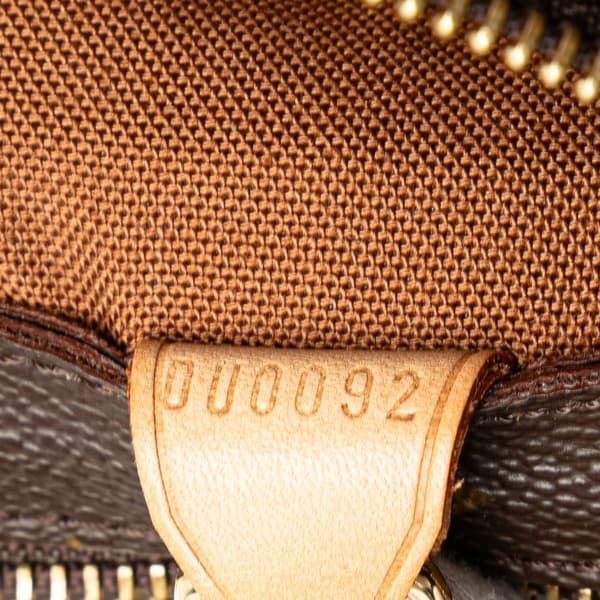 Pre-owned Louis Vuitton Monogram Cabas Piano Brown