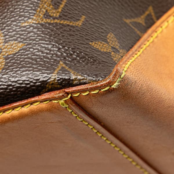 Pre-owned Louis Vuitton Monogram Cabas Piano Brown