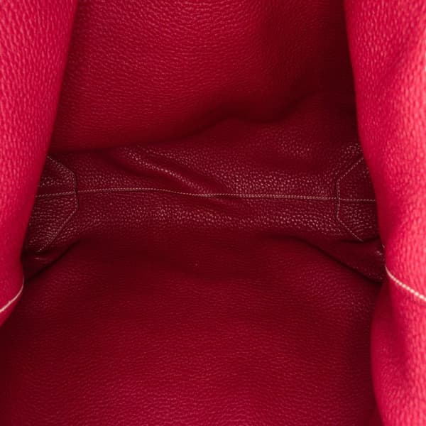 Pre-owned Hermès Clemence Double Sens 36 Red