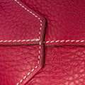 Miniatyrbild 6 av 7: Pre-owned Hermès Clemence Double Sens 36 Red