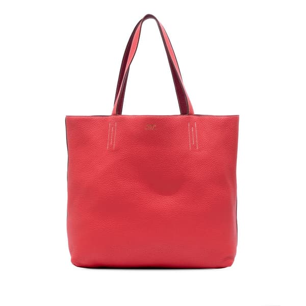 Pre-owned Hermès Clemence Double Sens 36 Red
