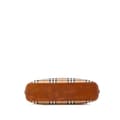 Miniatyrbild 3 av 10: Pre-owned Burberry Haymarket Check Canvas Tote Brown
