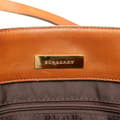 Miniatyrbild 5 av 10: Pre-owned Burberry Haymarket Check Canvas Tote Brown