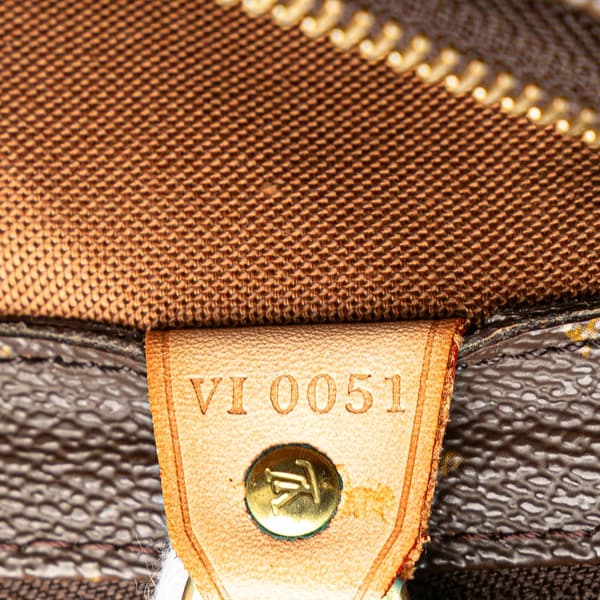 Pre-owned Louis Vuitton Monogram Cabas Piano Brown
