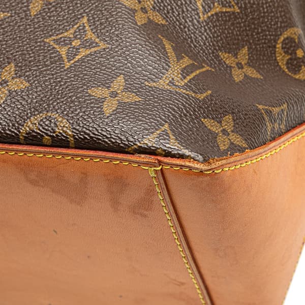 Pre-owned Louis Vuitton Monogram Cabas Piano Brown