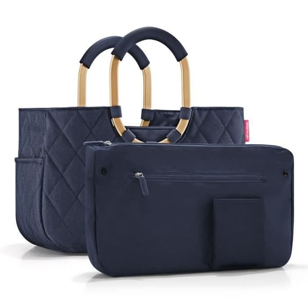 Shoppingväska - REISENTHEL - Loopshopper - 40 cm - Rhombus midnight gold - Vuxen