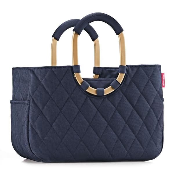 Shoppingväska - REISENTHEL - Loopshopper - 40 cm - Rhombus midnight gold - Vuxen
