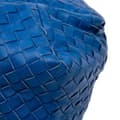 Pikkukuva 10 / 10: Pre-owned Bottega Veneta Large Nappa Intrecciato Capri Tote Blue