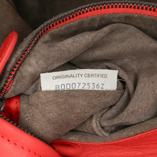 Pre-owned Bottega Veneta Medium Nappa Intrecciato Garda Tote Red