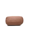 Miniatyrbilde 3 av 9: Pre-owned Bottega Veneta Large Nappa Intrecciato Classic Chain Strap Tote Pink