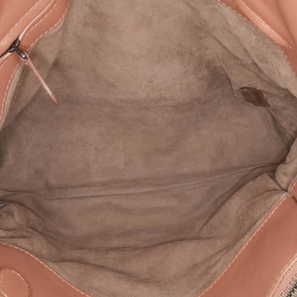 Pre-owned Bottega Veneta Large Nappa Intrecciato Classic Chain Strap Tote Pink