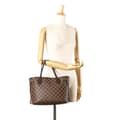 Miniatyrbilde 10 av 10: Pre-owned Louis Vuitton Damier Ebene Neverfull PM Brown