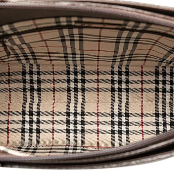 Pre-owned Burberry Leather Tote Brown