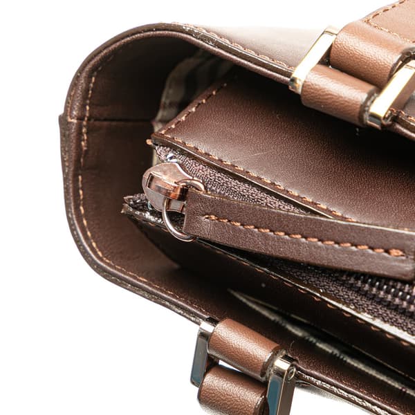 Pre-owned Burberry Leather Tote Brown