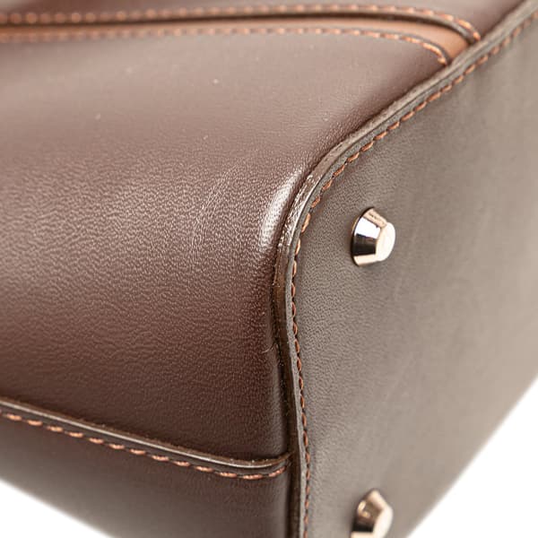 Pre-owned Burberry Leather Tote Brown