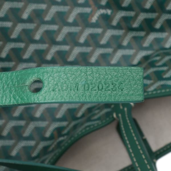 Pre-owned Goyard Goyardine Saint Louis PM Green