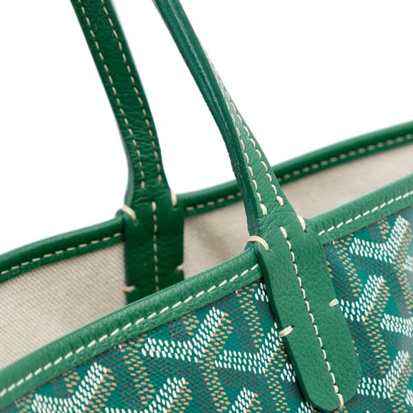 Pre-owned Goyard Goyardine Saint Louis PM Green