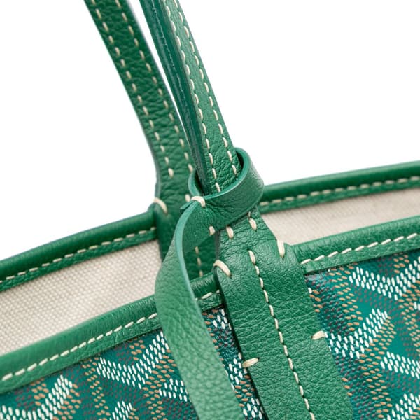 Pre-owned Goyard Goyardine Saint Louis PM Green