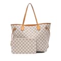 Pikkukuva 10 / 10: Pre-owned Louis Vuitton Damier Azur Neverfull MM White