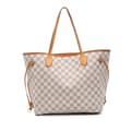 Pikkukuva 1 / 10: Pre-owned Louis Vuitton Damier Azur Neverfull MM White