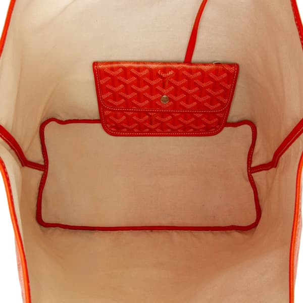 Pre-owned Goyard Goyardine Saint Louis PM Orange