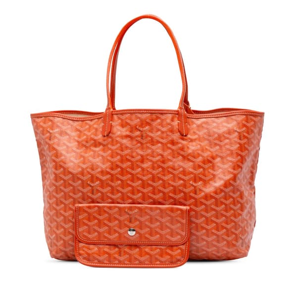 Pre-owned Goyard Goyardine Saint Louis PM Orange