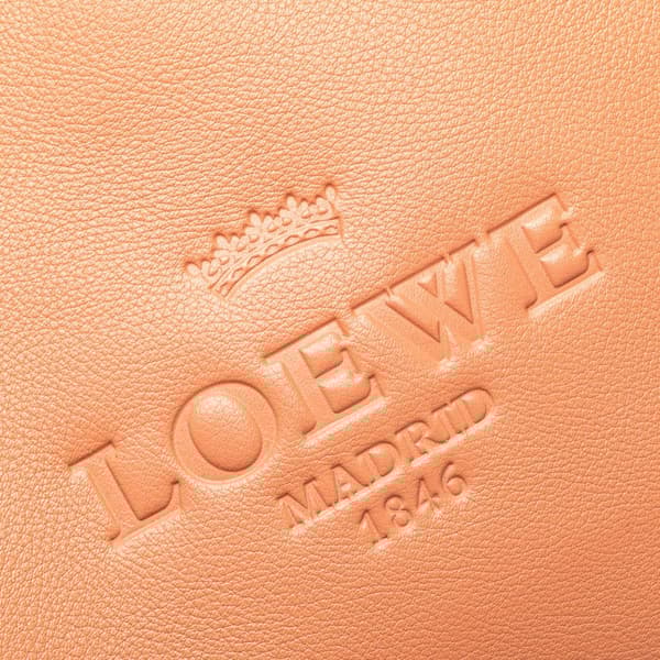 Pre-owned LOEWE Leather Heritage Tote Pink