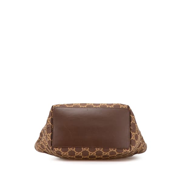 Pre-owned Gucci GG Canvas Tote Brown