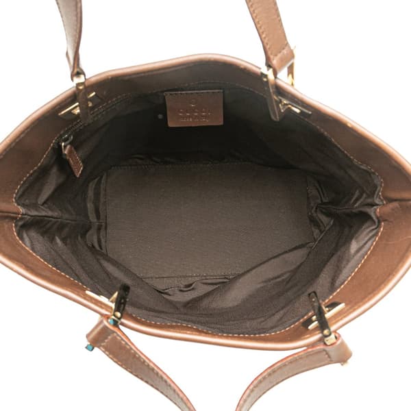 Pre-owned Gucci GG Canvas Tote Brown