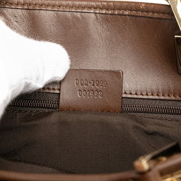 Pre-owned Gucci GG Canvas Tote Brown