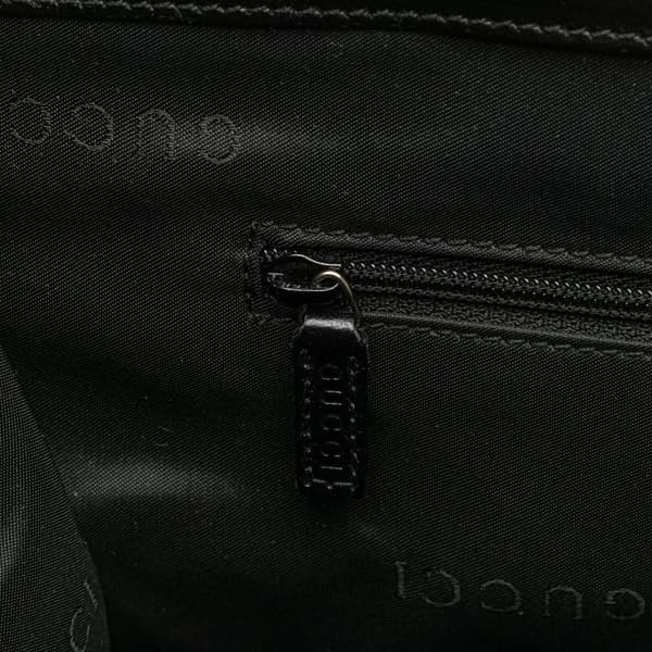 Pre-owned Gucci GG Canvas Jackie Tote Black