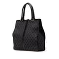 Miniatyrbillede 2 af 10: Pre-owned Gucci GG Canvas Jackie Tote Black