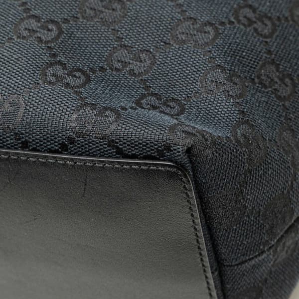Pre-owned Gucci GG Canvas Tote Blue
