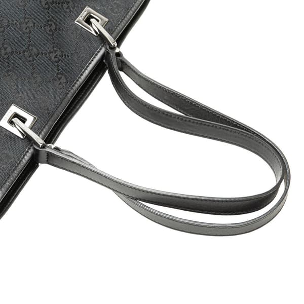 Pre-owned Gucci GG Canvas Tote Blue