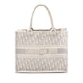 Pikkukuva 1 / 8: Pre-owned Dior Medium Oblique Canvas Book Tote Gray