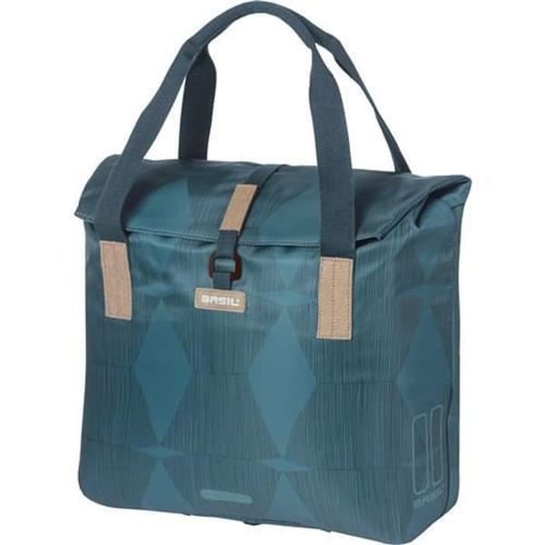 Cykelväska - Basil - Elegance - Blå - 20-26L - A4-format