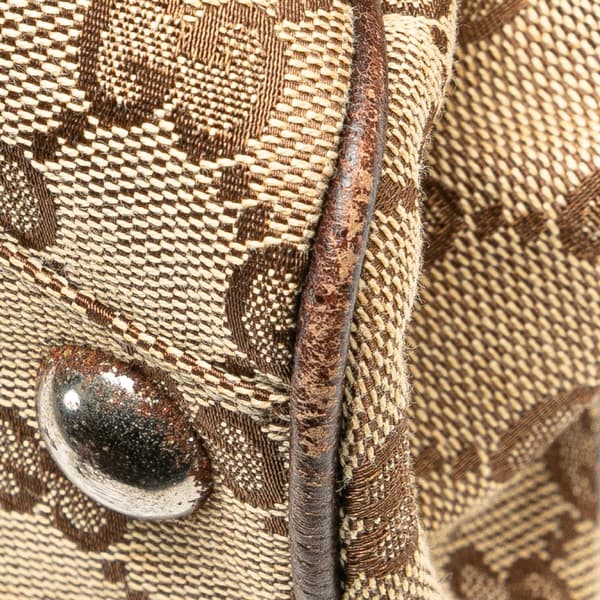 Pre-owned Gucci GG Canvas Tote Brown