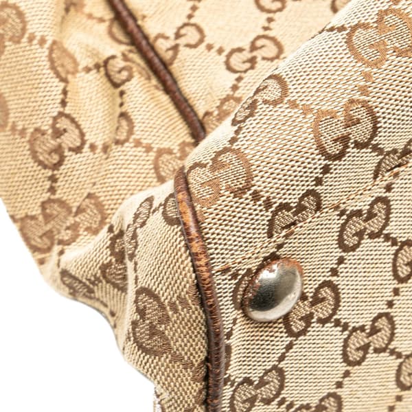 Pre-owned Gucci GG Canvas Tote Brown