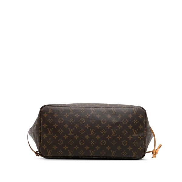 Pre-owned Louis Vuitton Monogram Neverfull GM Brown