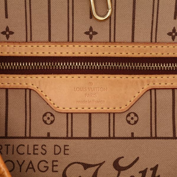 Pre-owned Louis Vuitton Monogram Neverfull GM Brown