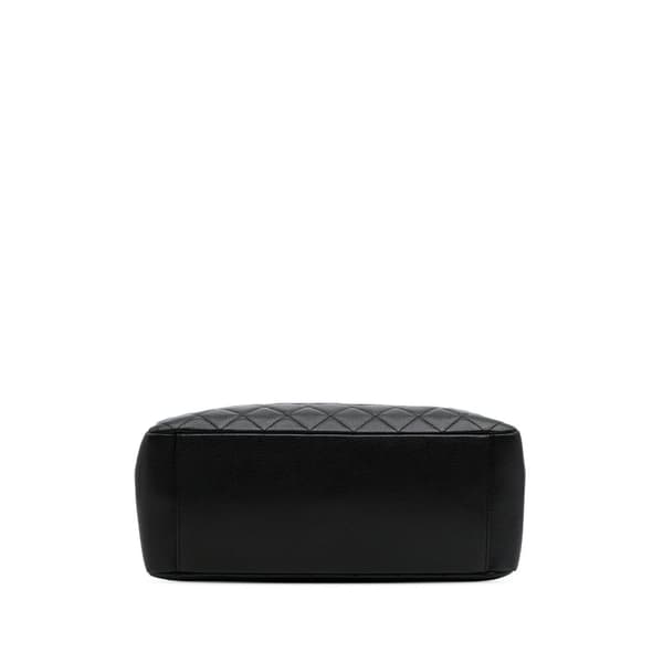Pre-owned Chanel Caviar Grand Shopping Tote Black