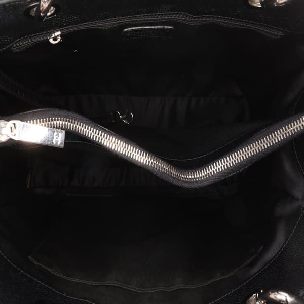 Pre-owned Chanel Caviar Grand Shopping Tote Black