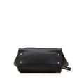Miniatyrbillede 3 af 10: Pre-owned Ferragamo Medium Hammered Calfskin Amy Double Handle Tote Black